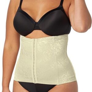 Maidenform Flexees Ultra Firm High-Waist Shaping Waist Cincher - Cream NWT